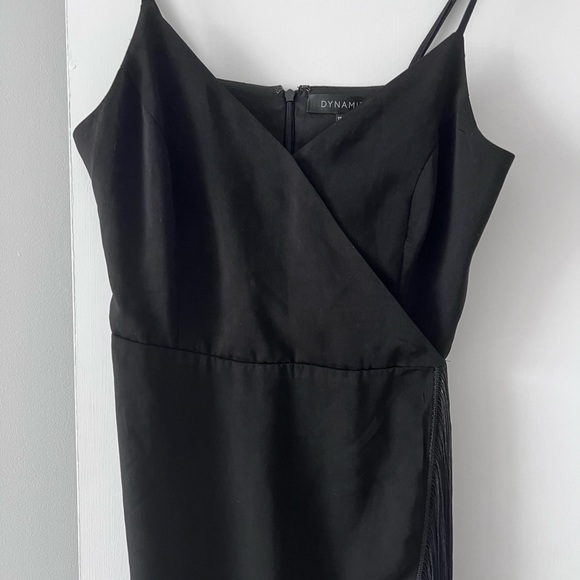 Dynamite Black Fringe Dress - Picture 8 of 10